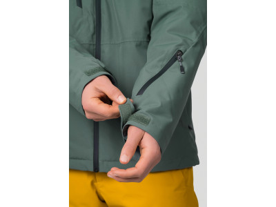 Men's ski jacket DEYTON dark forest