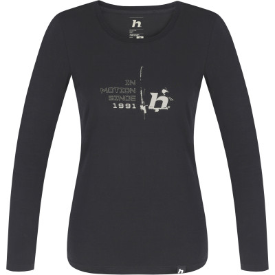 Ladies everyday T-shirt, L / S ELARA anthracite