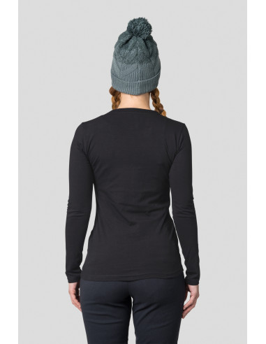 Ladies everyday T-shirt, L / S ELARA anthracite