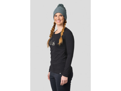 Ladies everyday T-shirt, L / S ELARA anthracite