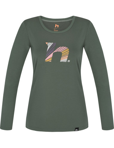 Ladies everyday T-shirt, L / S ELARA laurel wreath