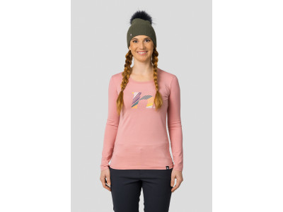 Ladies everyday T-shirt, L / S ELARA rose tan