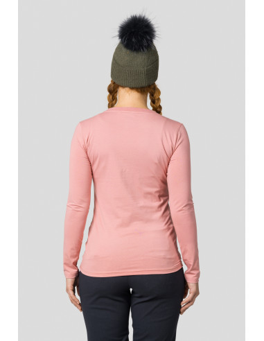 Ladies everyday T-shirt, L / S ELARA rose tan