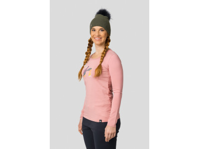 Ladies everyday T-shirt, L / S ELARA rose tan