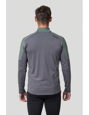 Men's everyday sweatshirt ENGE asphalt mel / chinois mel