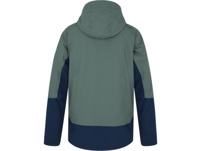 Men's ski jacket GAROW dark forest / dress blues