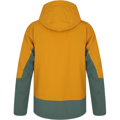 Men's ski jacket GAROW golden yellow / dark forest 2