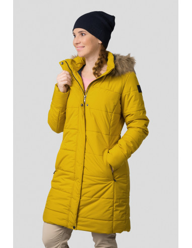 Ladies everyday coat GEMA ceylon yellow