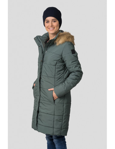 Ladies everyday coat GEMA dark forest