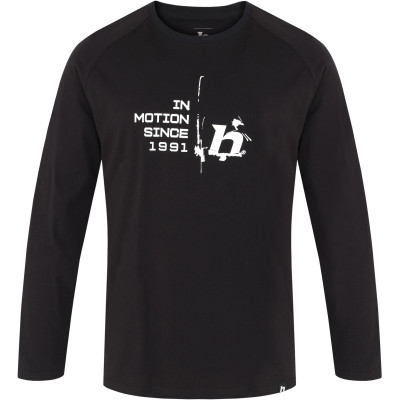 Men's everyday T-shirt, L / S HANES anthracite