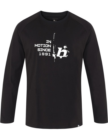 Men's everyday T-shirt, L / S HANES anthracite