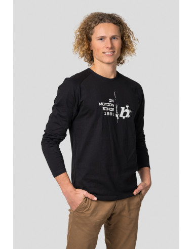 Men's everyday T-shirt, L / S HANES anthracite