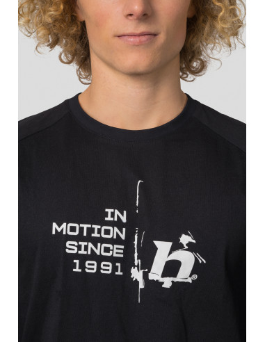 Men's everyday T-shirt, L / S HANES anthracite