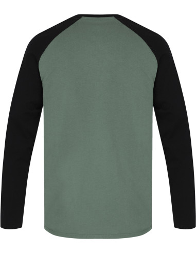 Men's everyday T-shirt, L / S HANES laurel wreath / anthracite