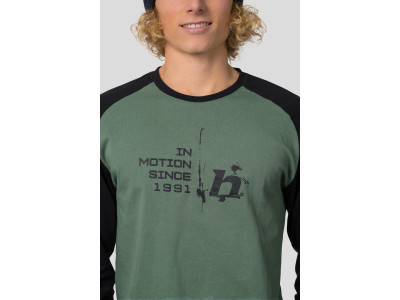 Men's everyday T-shirt, L / S HANES laurel wreath / anthracite