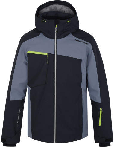Men's ski jacket KELTON anthracite / flint stone