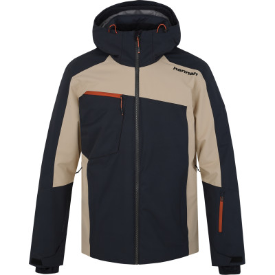 Men's ski jacket KELTON anthracite / safari