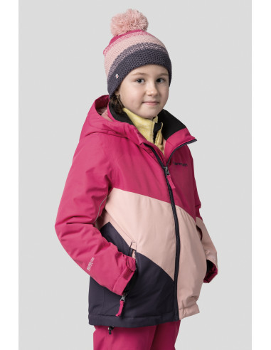Kid's jacket KIGALI JR bright rose / mellow rose
