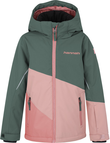 Kid's jacket KIGALI JR dark forest / mellow rose