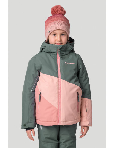Kid's jacket KIGALI JR dark forest / mellow rose