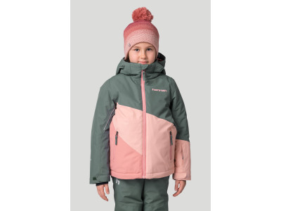 Kid's jacket KIGALI JR dark forest / mellow rose