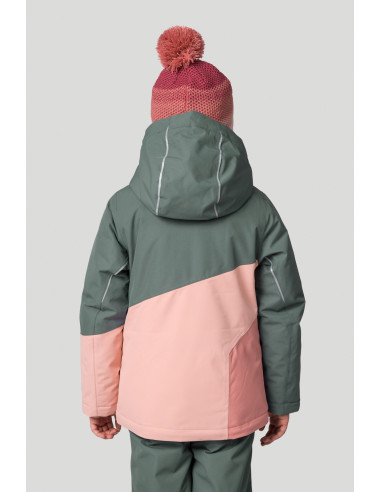 Kid's jacket KIGALI JR dark forest / mellow rose