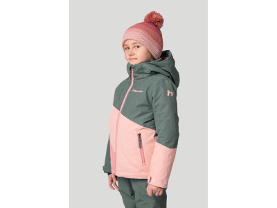 Kid's jacket KIGALI JR dark forest / mellow rose