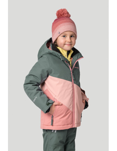 Kid's jacket KIGALI JR dark forest / mellow rose