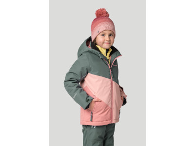 Kid's jacket KIGALI JR dark forest / mellow rose