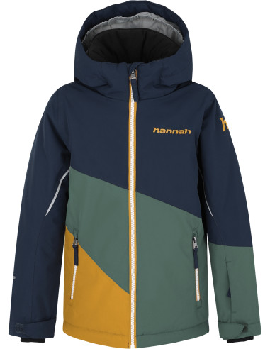 Kid's jacket KIGALI JR dress blues / dark forest