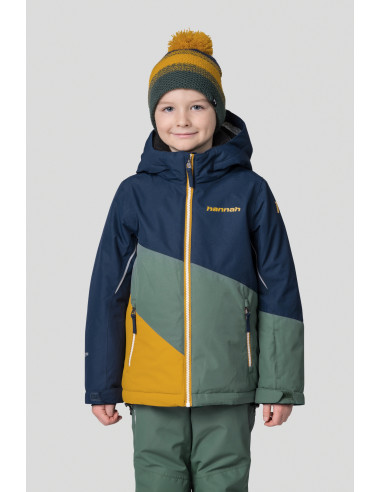 Kid's jacket KIGALI JR dress blues / dark forest