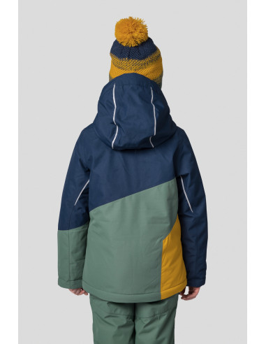 Kid's jacket KIGALI JR dress blues / dark forest