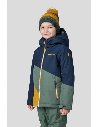 Kid's jacket KIGALI JR dress blues / dark forest
