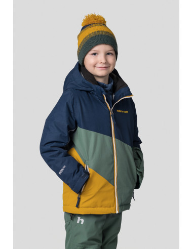 Kid's jacket KIGALI JR dress blues / dark forest