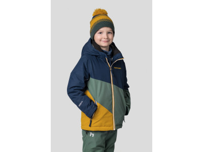 Kid's jacket KIGALI JR dress blues / dark forest