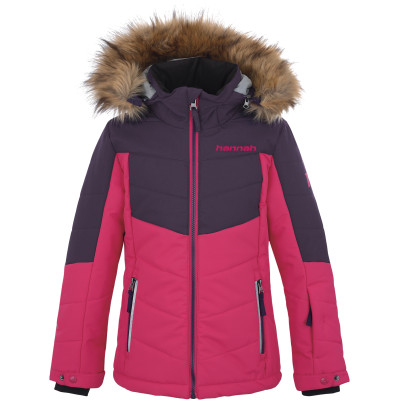 Kid's jacket LEANE JR mysterioso / bright rose