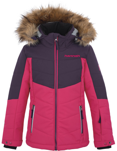 Kid's jacket LEANE JR mysterioso / bright rose