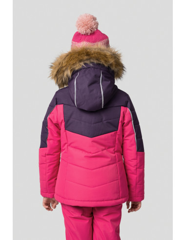 Kid's jacket LEANE JR mysterioso / bright rose