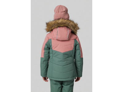 Kid's jacket LEANE JR rosette / dark forest