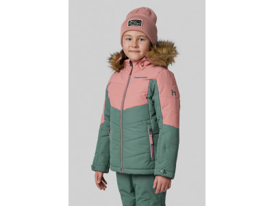 Kid's jacket LEANE JR rosette / dark forest