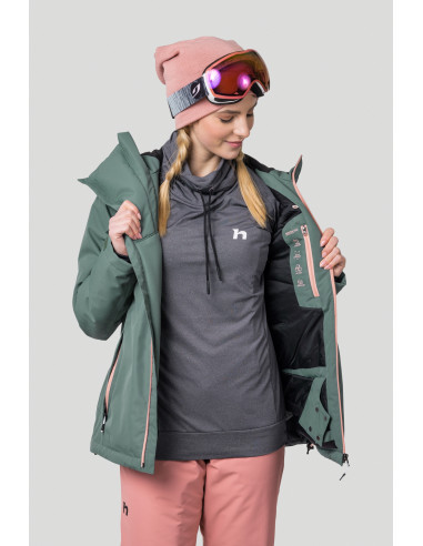 Ladies ski jacket MAKY II dark forest