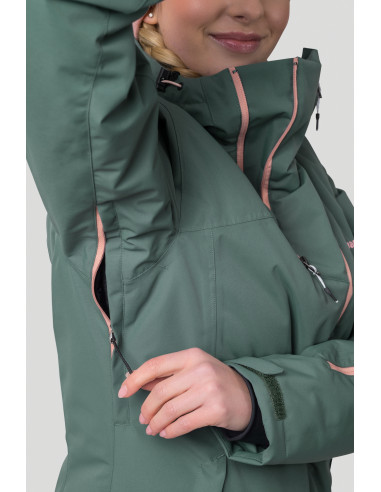 Ladies ski jacket MAKY II dark forest