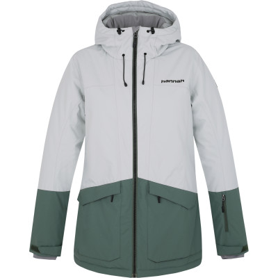 Ladies ski jacket MALIKA II dawn blue / dark forest