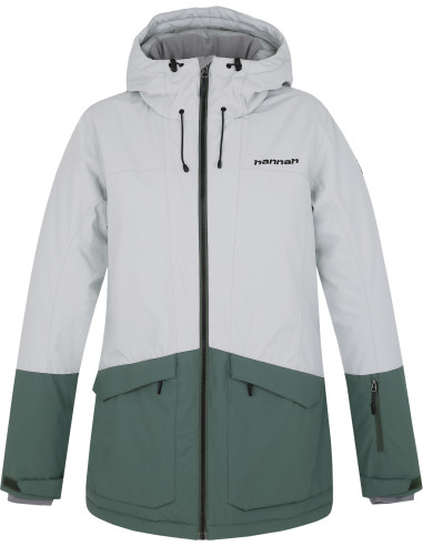 Ladies ski jacket MALIKA II dawn blue / dark forest