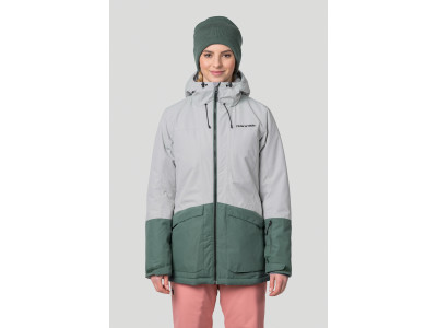 Ladies ski jacket MALIKA II dawn blue / dark forest