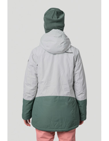 Ladies ski jacket MALIKA II dawn blue / dark forest