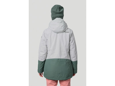 Ladies ski jacket MALIKA II dawn blue / dark forest