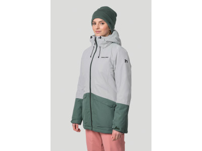Ladies ski jacket MALIKA II dawn blue / dark forest