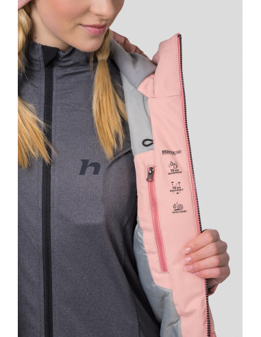 Ladies ski jacket MALIKA II mellow rose / rosette