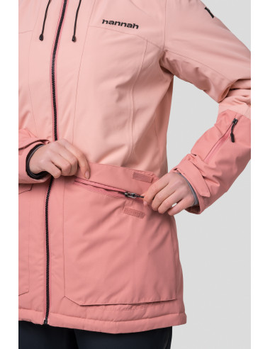 Ladies ski jacket MALIKA II mellow rose / rosette
